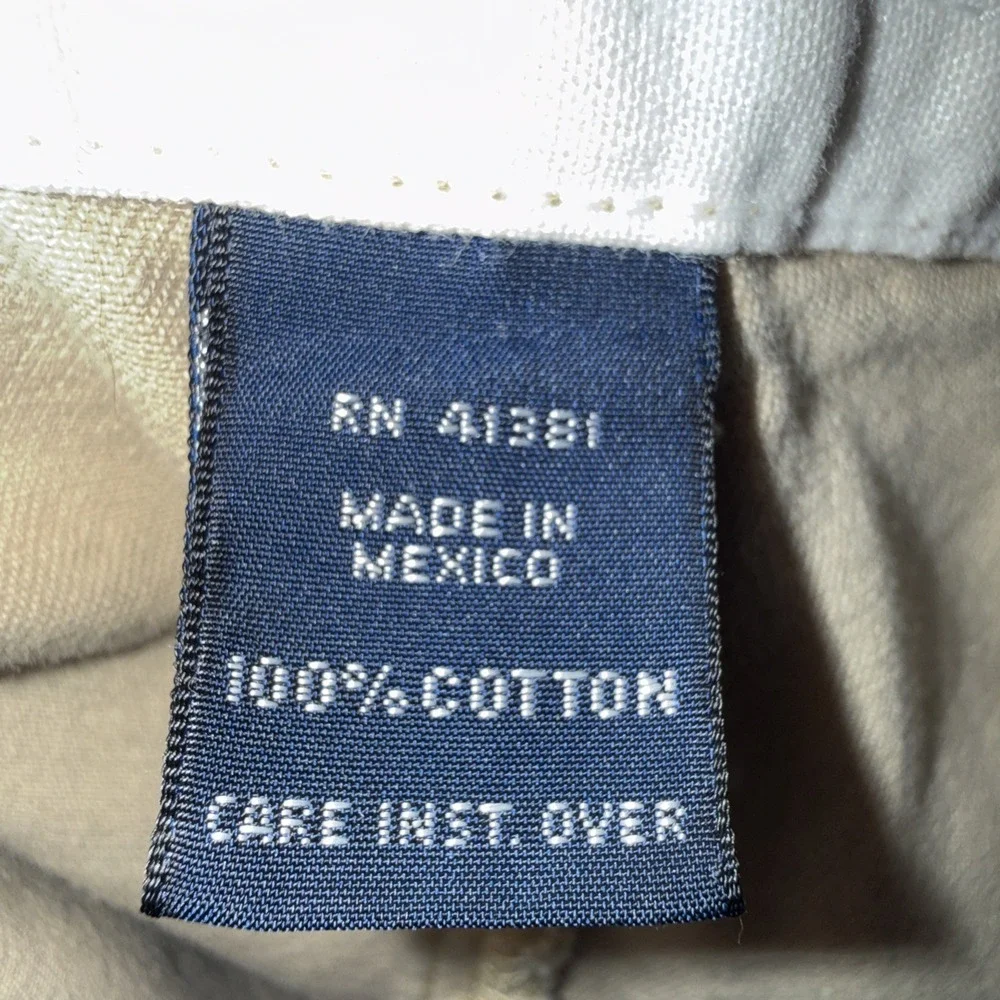 Polo Golf Ralph Lauren Khaki Tan Chino Shorts Men's 35* Fairway Fit VTG *READ